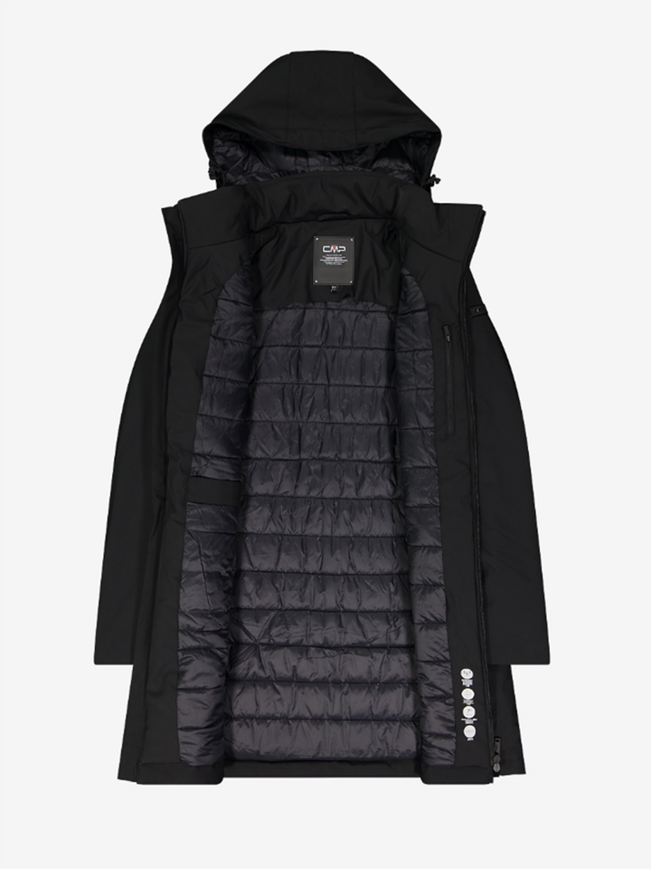 CMP Zip Kapüşon Softshell Bayan Ceket Siyah - 3A05396-U901 Üstün CMP Zip Kapüşon Softshell Bayan Ceket Siyah - 3A05396-U901 Üstün